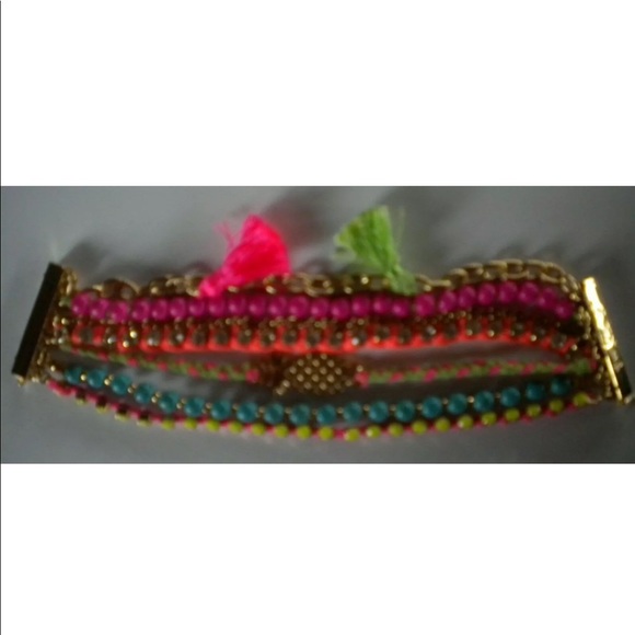 NWT lilly Pulitzer bohemian tassel bracelet - Picture 5 of 5
